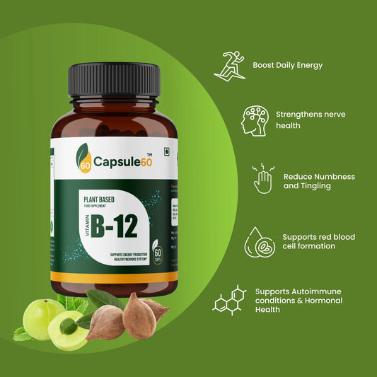 Plant-Based Vitamin B12 Capsules