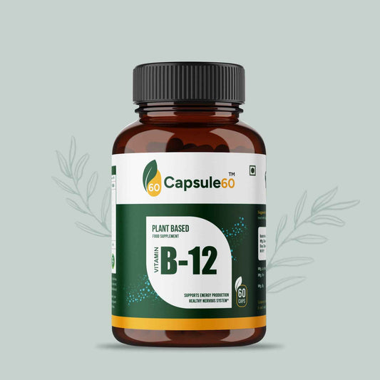 Vitamin B12 Combo – Plant-Based Capsules + Powder for Energy & Immunity