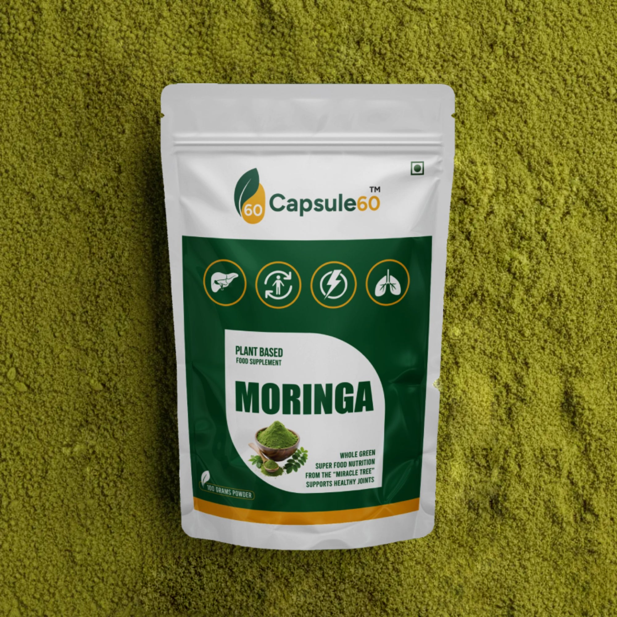 Moringa Powder – Organic Energy & Immunity Booster