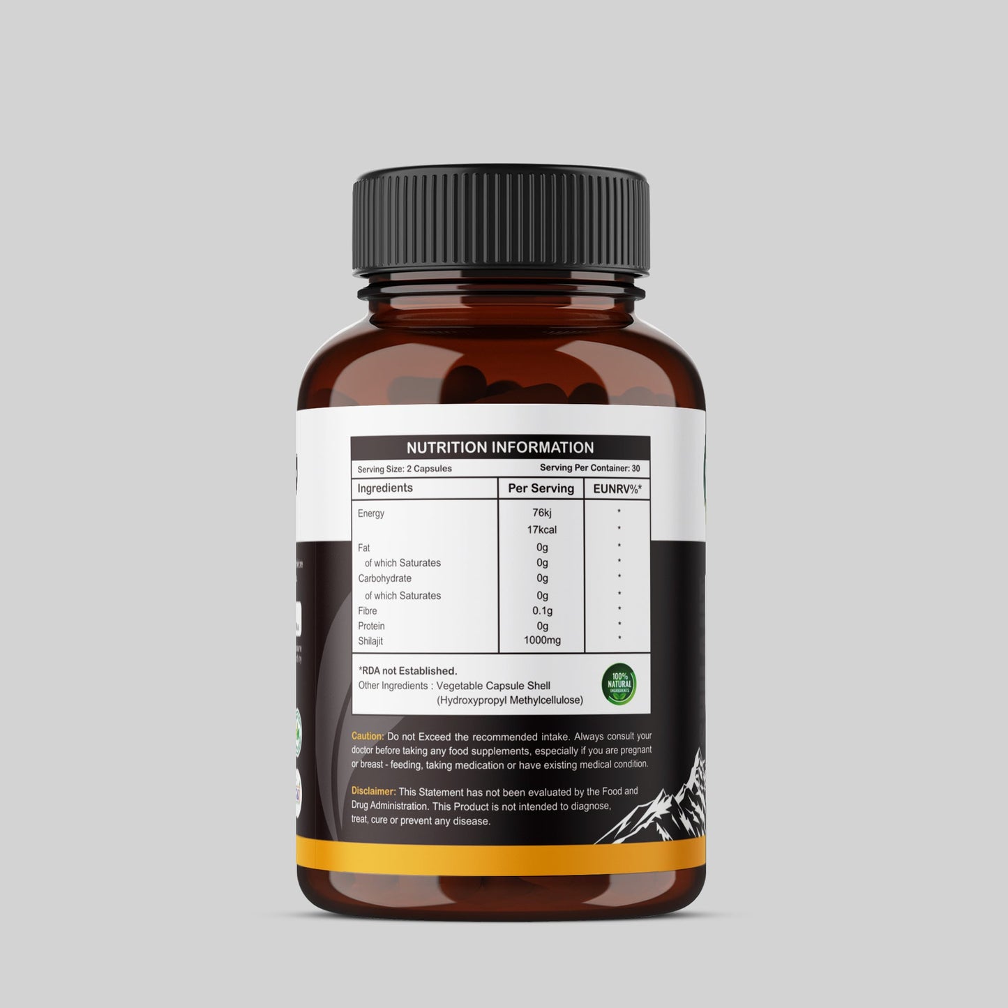 Shilajit Capsules for Strength & Power – Pure Himalayan Extract