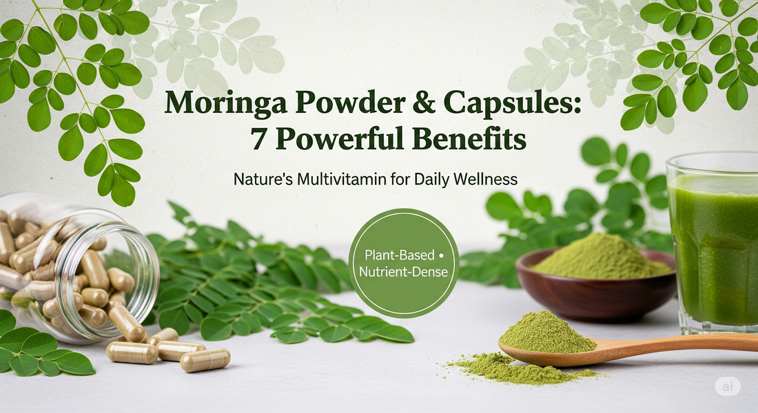 🌿 The Green Elixir: Unlocking the Power of Moringa Powder