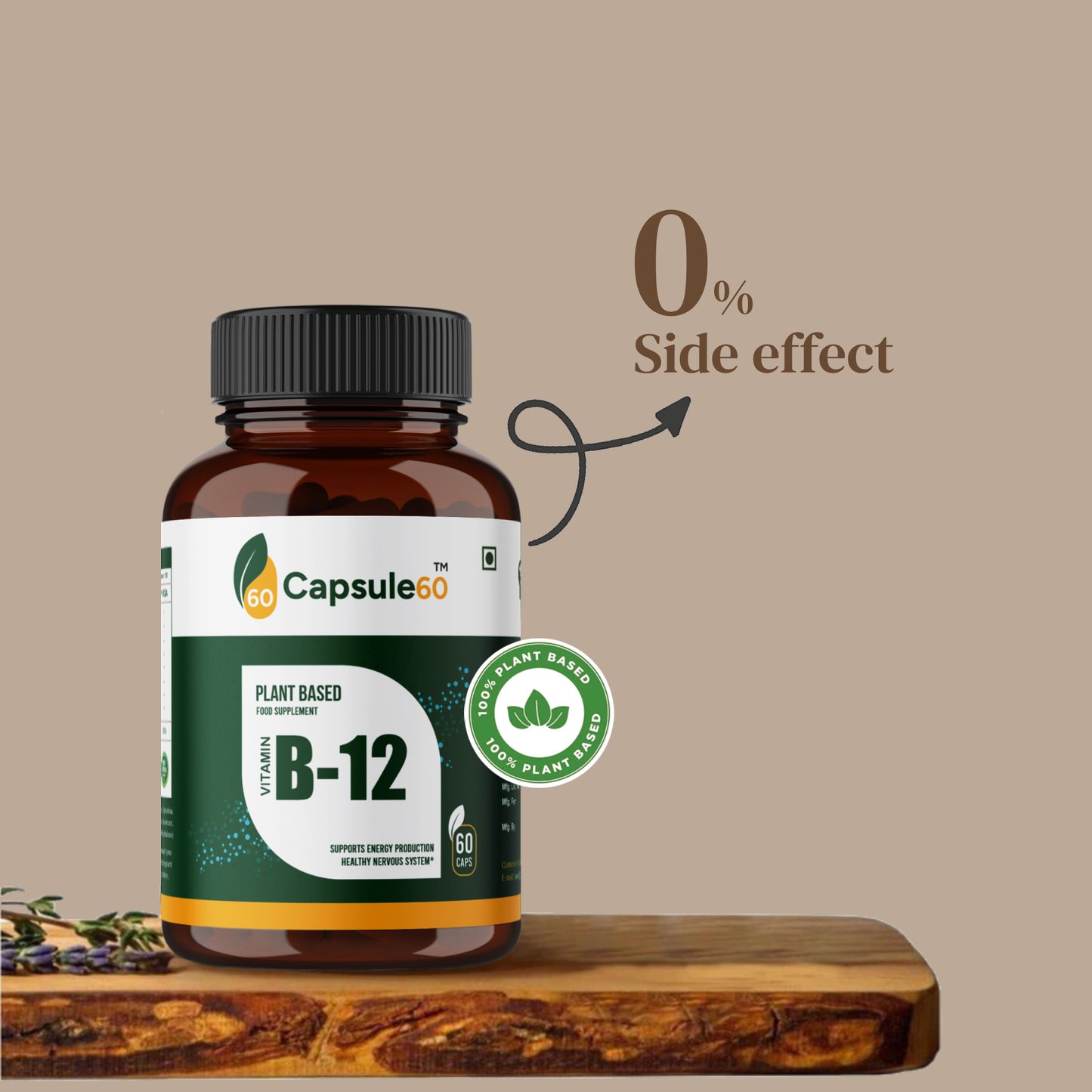 Plant-Based Vitamin B12 Capsules