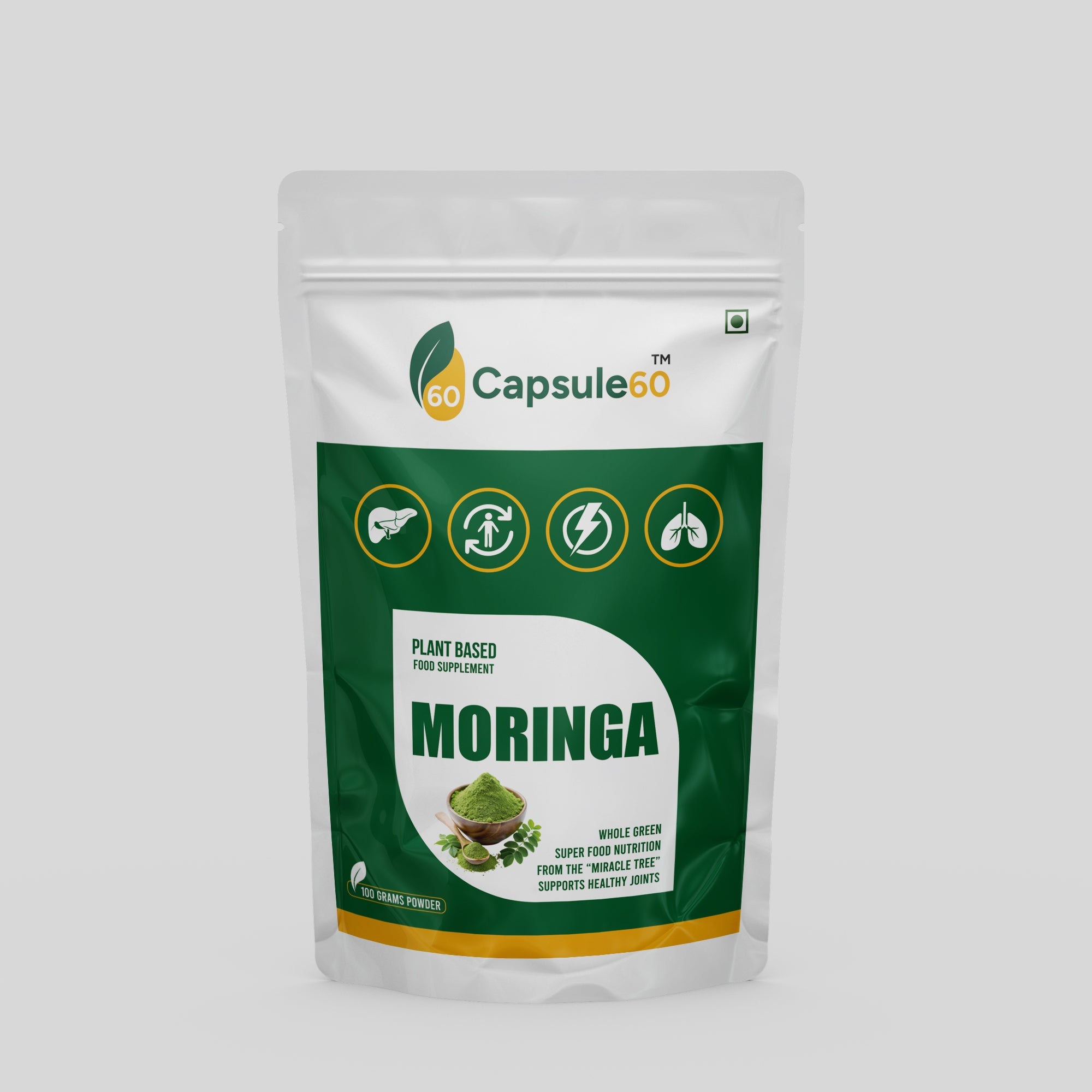 मोरिंगा पाउडर - जैविक ऊर्जा और प्रतिरक्षा बूस्टर