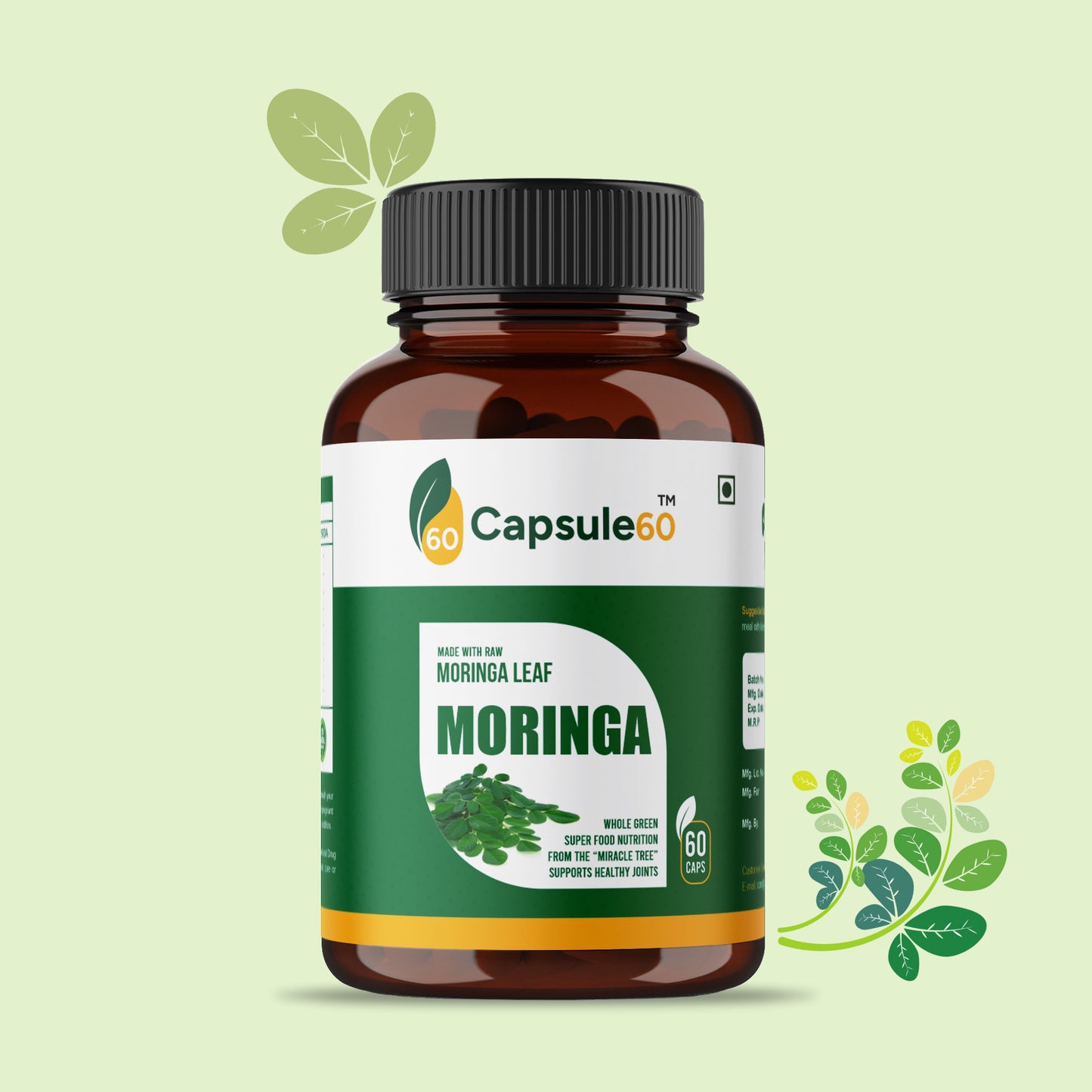 Moringa Capsules – Organic Energy & Immunity Booster