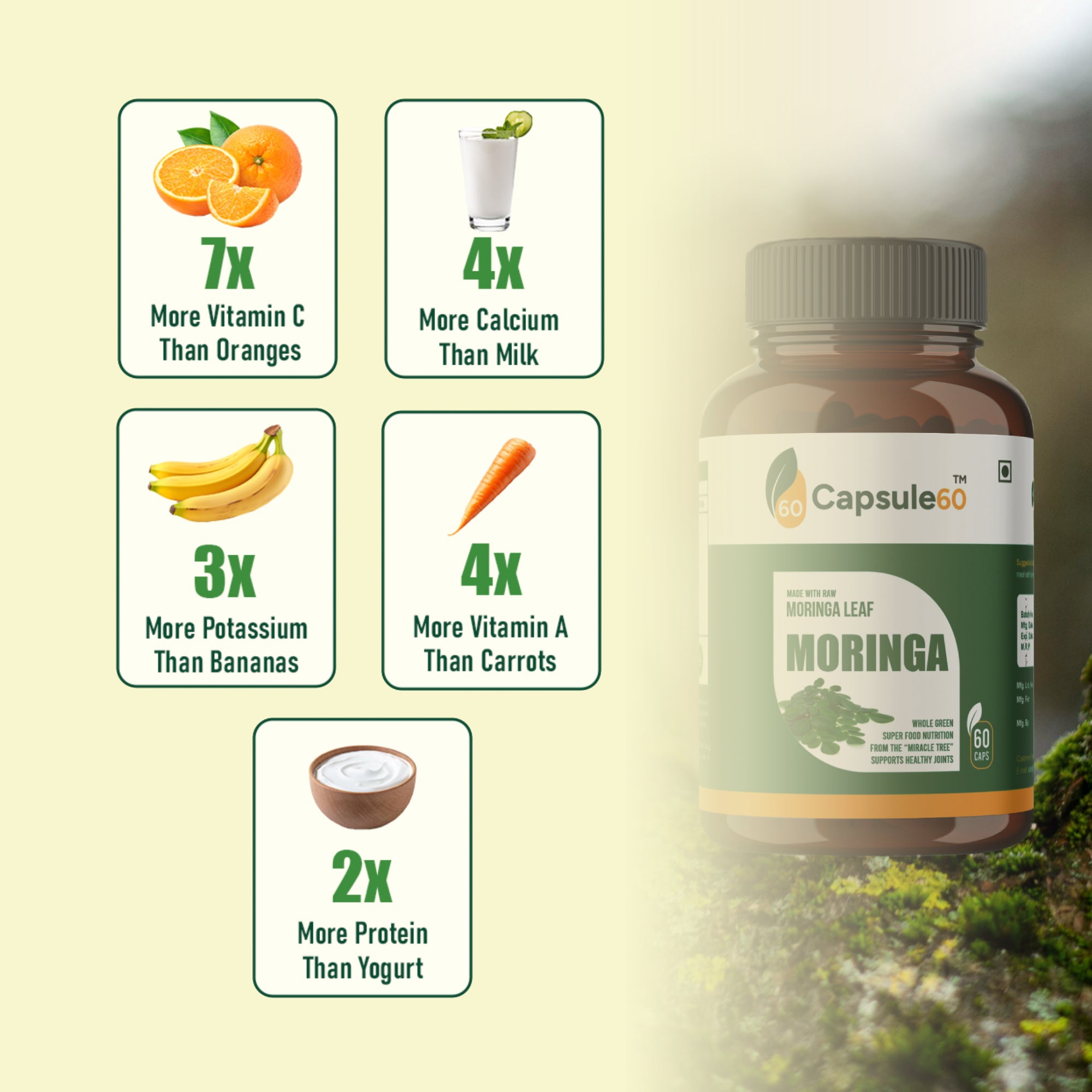 Moringa Capsules + Powder | Daily Nutrition & Immunity Support