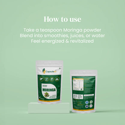 Moringa Powder – Organic Energy & Immunity Booster
