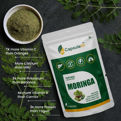 Moringa Powder – Organic Energy & Immunity Booster