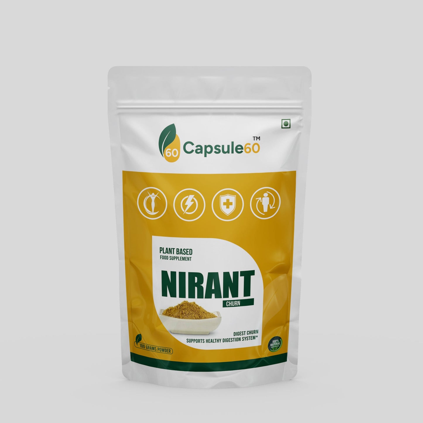 Nirant Churn Powder – Ayurvedic Digestive & Weight Support | 100% Natural