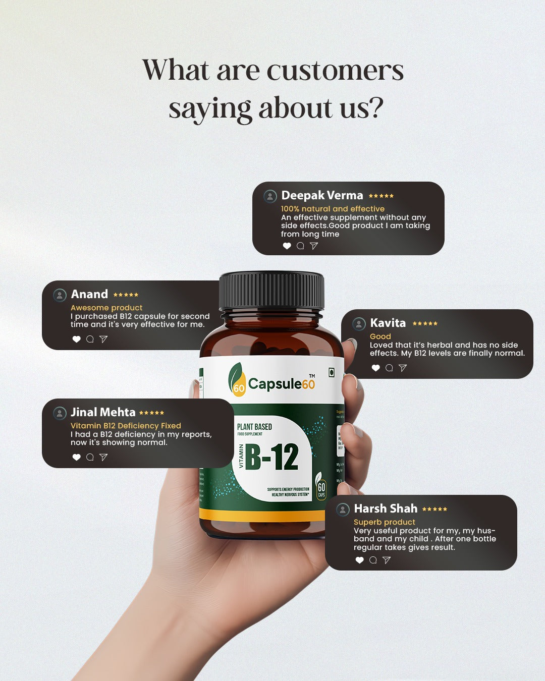 Plant-Based Vitamin B12 Capsules