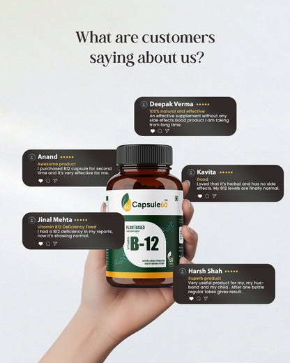 Plant-Based Vitamin B12 Capsules
